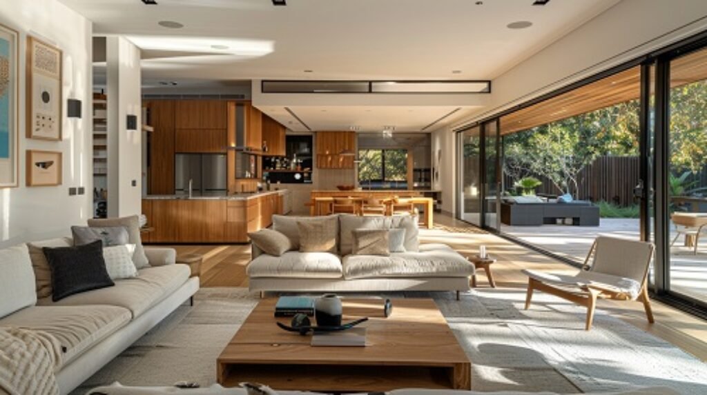 Open floor plan design