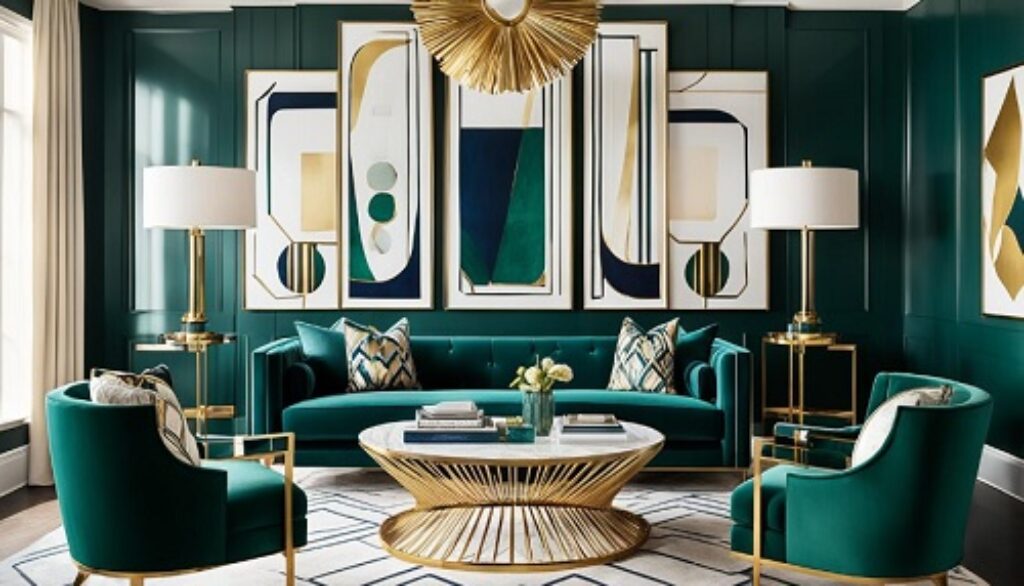 Art Deco style decor