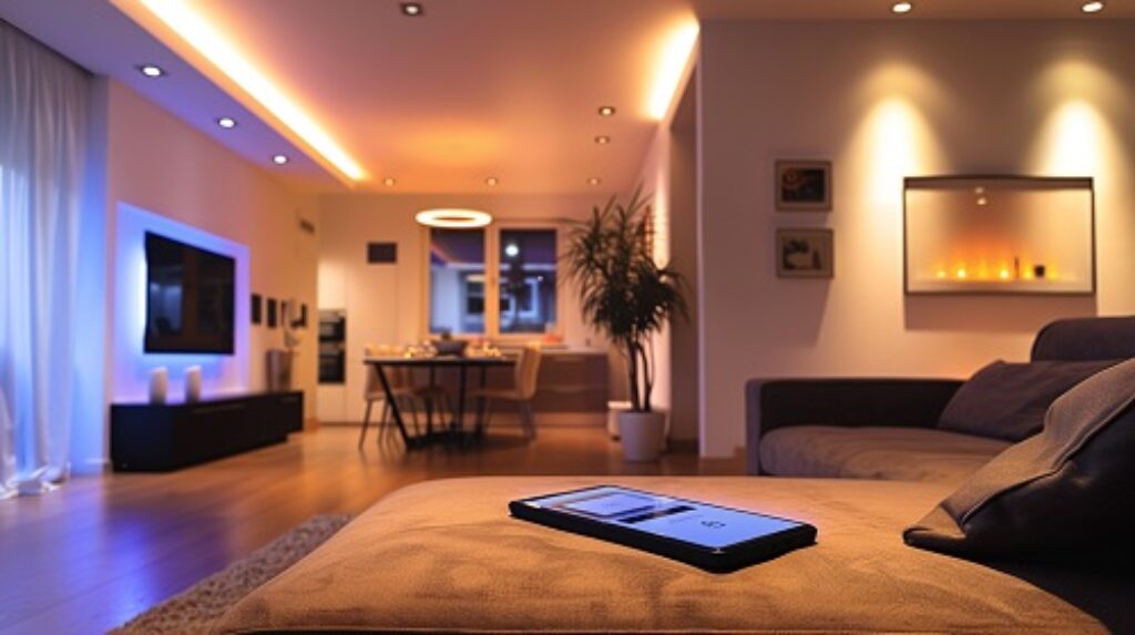 Smart Lighting controlled by phone