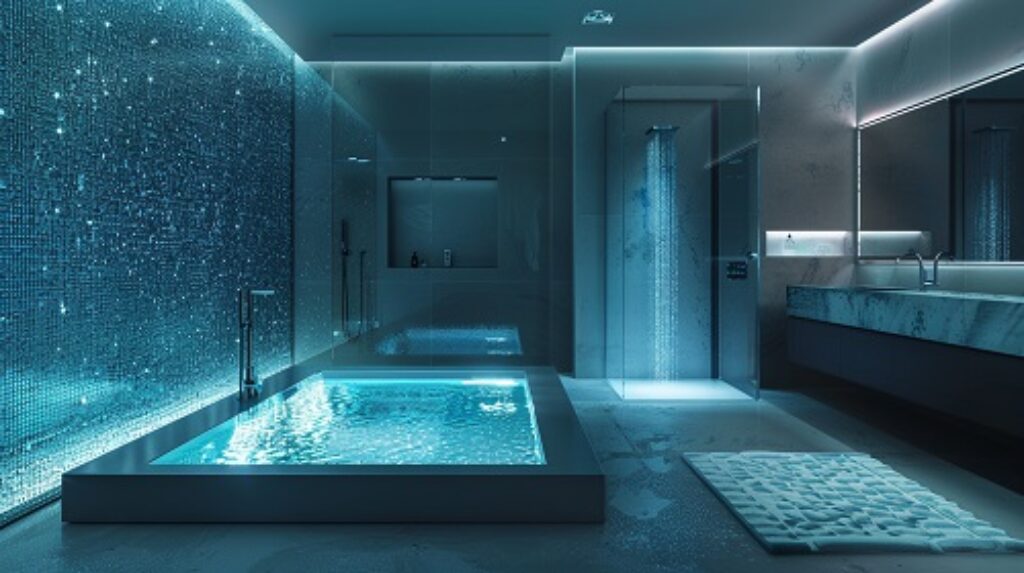 Futuristic bathroom