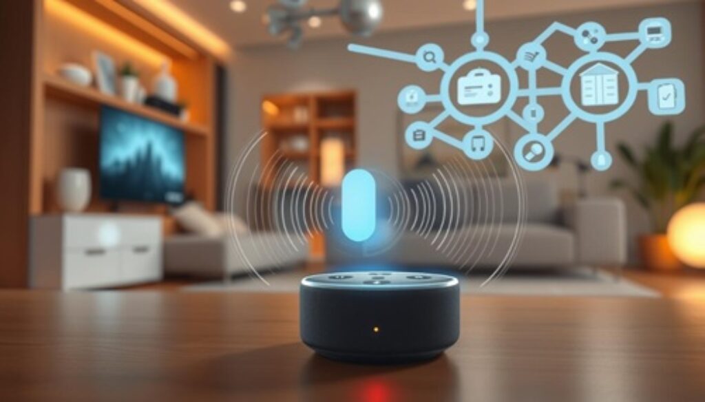 Voice assistant communicating