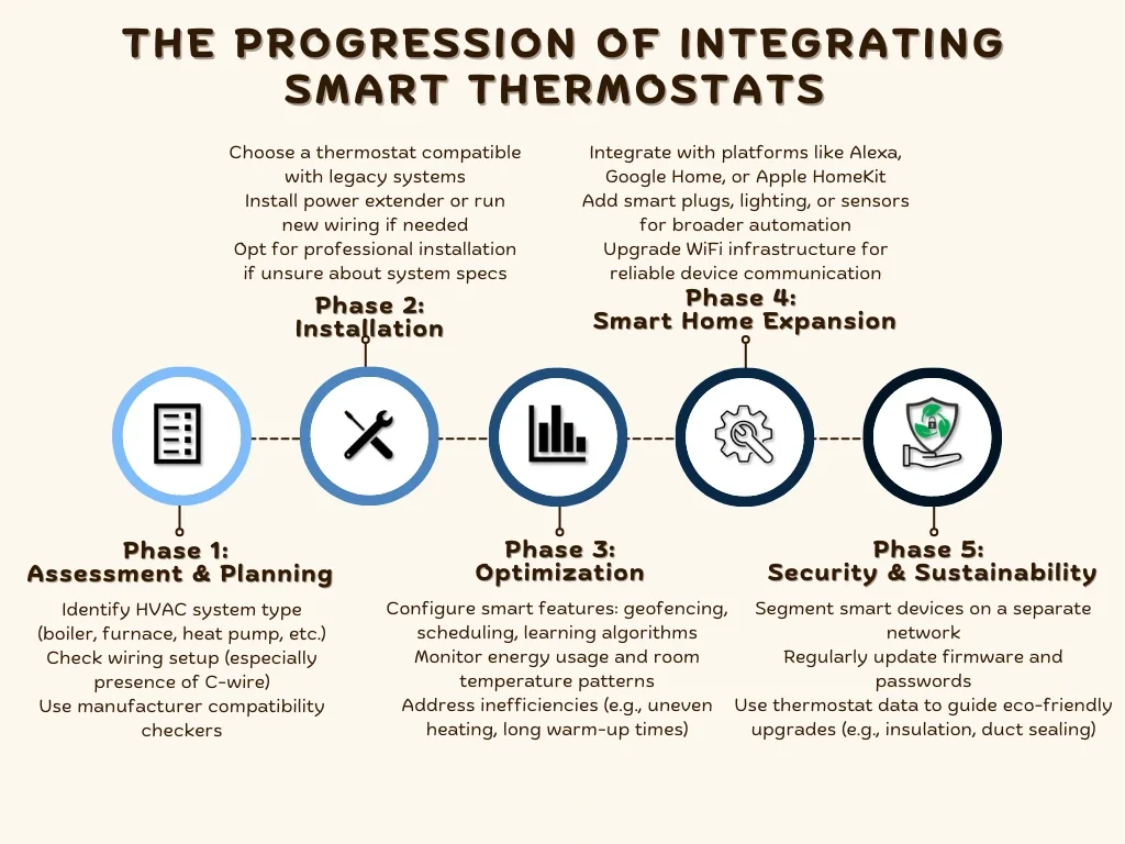 The Progression of Integrating Smart Thermostats